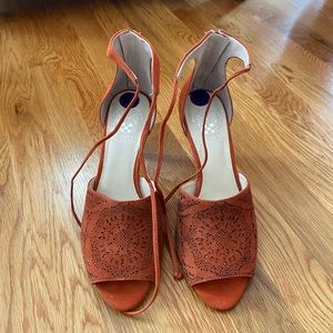 NWT genuine leather suede heel stilettos